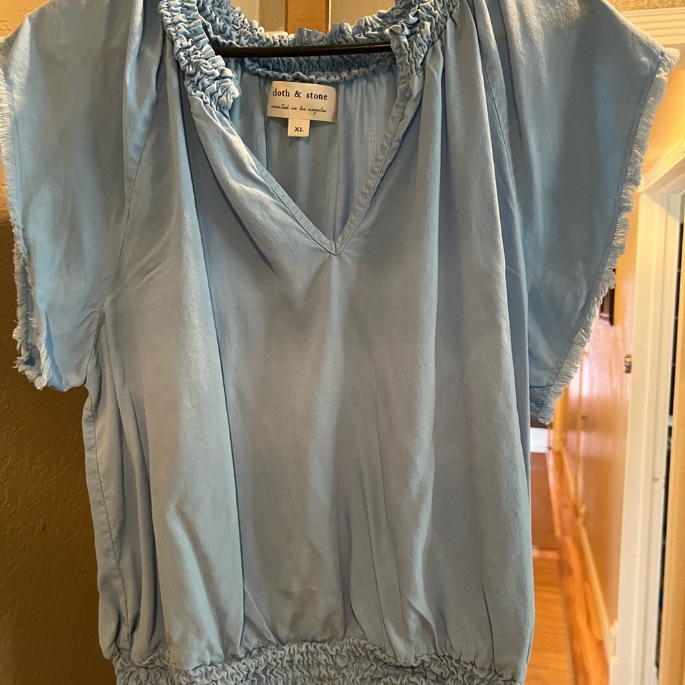 Women chambray top